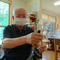 鹿児島ディサービス 薔薇 プレゼント