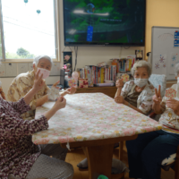 鹿児島ディサービス 創作活動 コースター