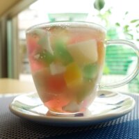 鹿児島ディサービス　おやつ　フルーツポンチ