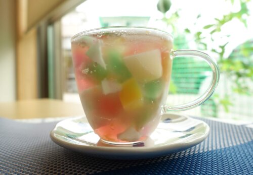 鹿児島ディサービス おやつ フルーツポンチ