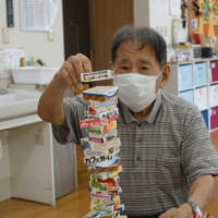 鹿児島ディサービス 牛乳パック積み 活動