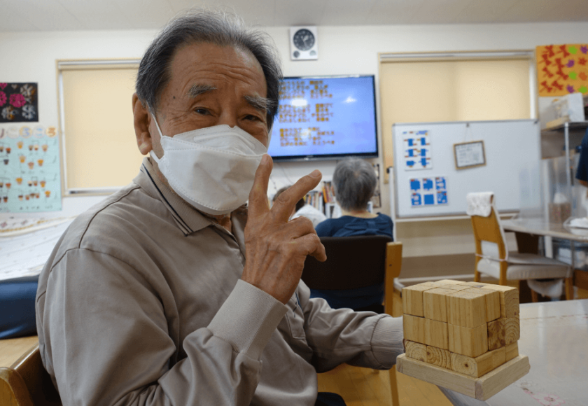 鹿児島ディサービス 脳トレパズル 活動