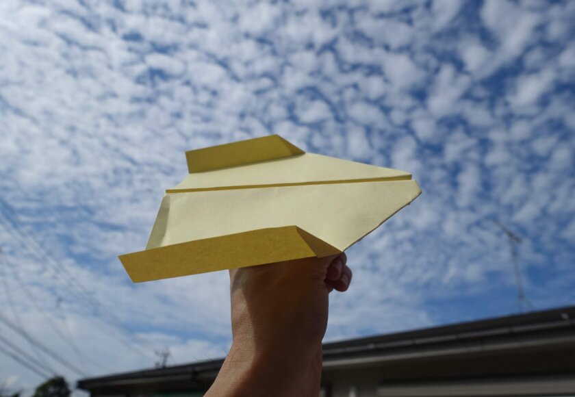 鹿児島デイサービス　スター倶楽部よしの　創作　紙飛行機
