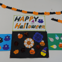 鹿児島ディサービス ハロウィン 創作活動