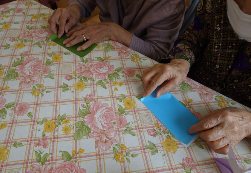 鹿児島デイサービス スター倶楽部よしの 創作 折り紙