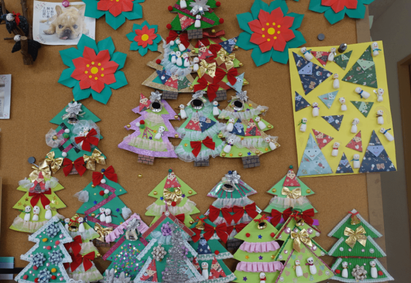 鹿児島ディサービス　クリスマス　ツリー