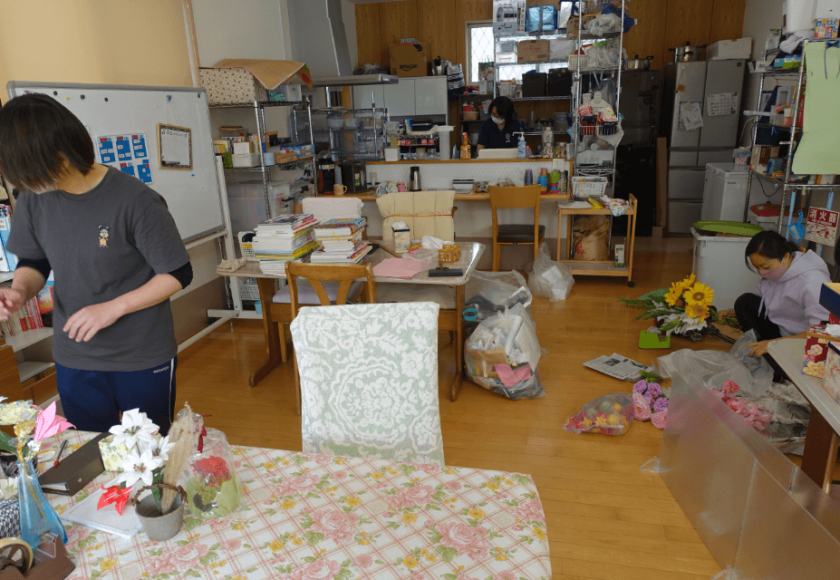 鹿児島ディサービス　大掃除　断捨離