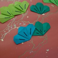 鹿児島デイサービス　壁紙作り