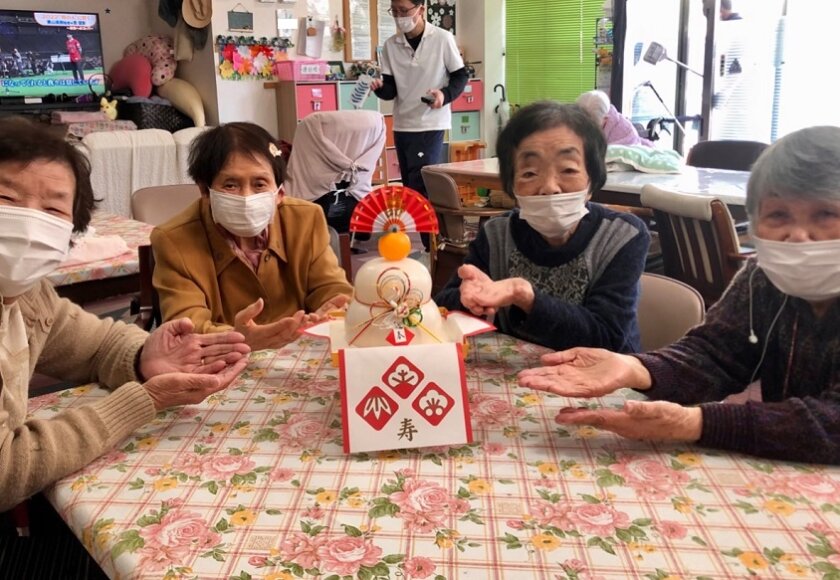 かがみもち作った