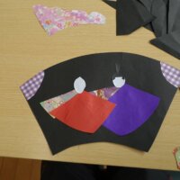鹿児島デイサービス 創作活動 ひなまつり