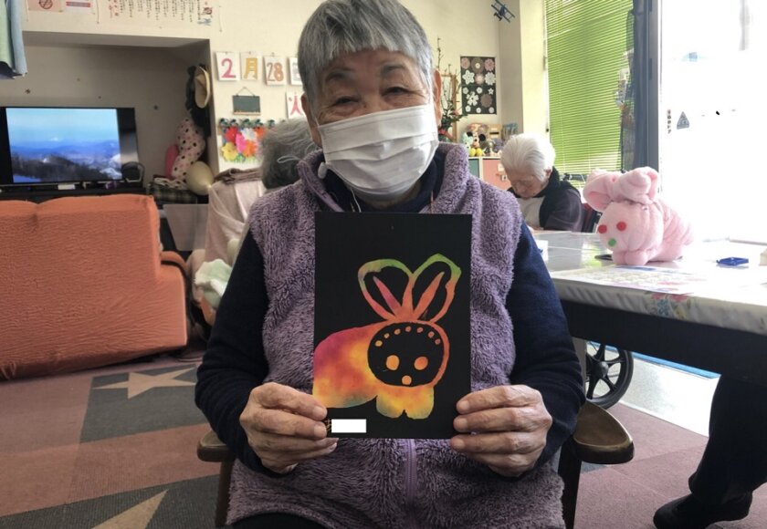 スクラッチうさぎ