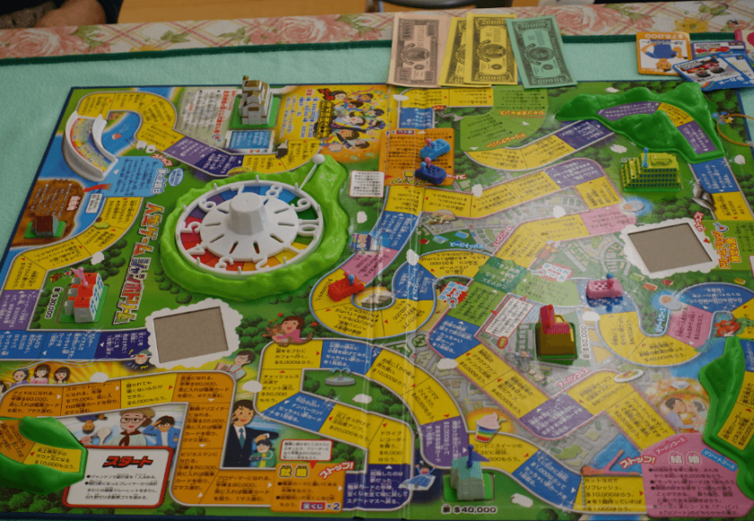 鹿児島ディサービス　人生ゲーム　レク活動