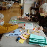 鹿児島ディサービス 創作活動 壁紙作成