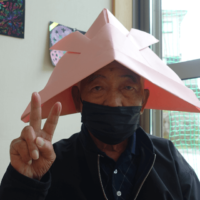 鹿児島ディサービス 子供の日 兜