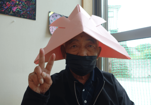 鹿児島ディサービス 子供の日 兜