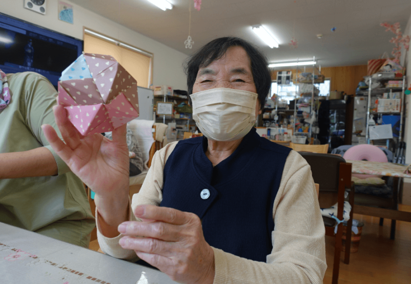 鹿児島ディサービス 折り紙 活動