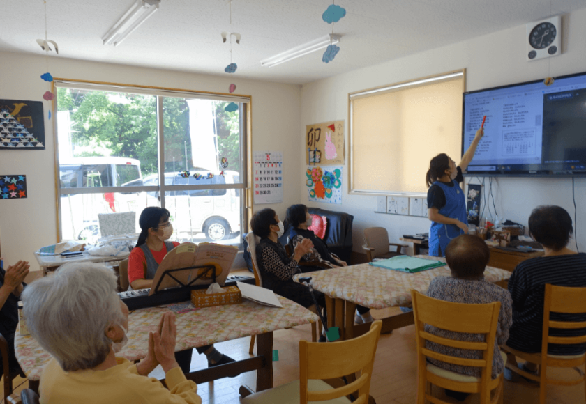 鹿児島ディサービス 音楽活動 合唱