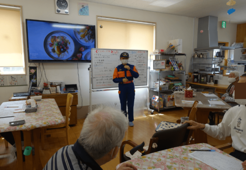 鹿児島ディサービス 消防訓練 座学