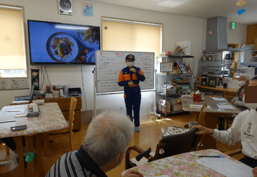 鹿児島ディサービス 消防訓練 座学