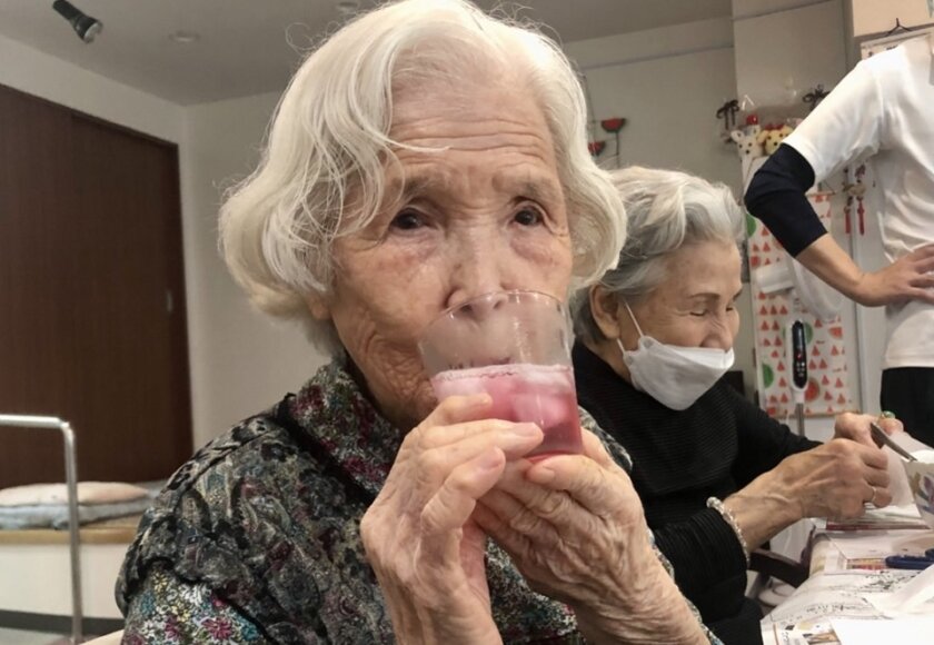 しそジュースうまい