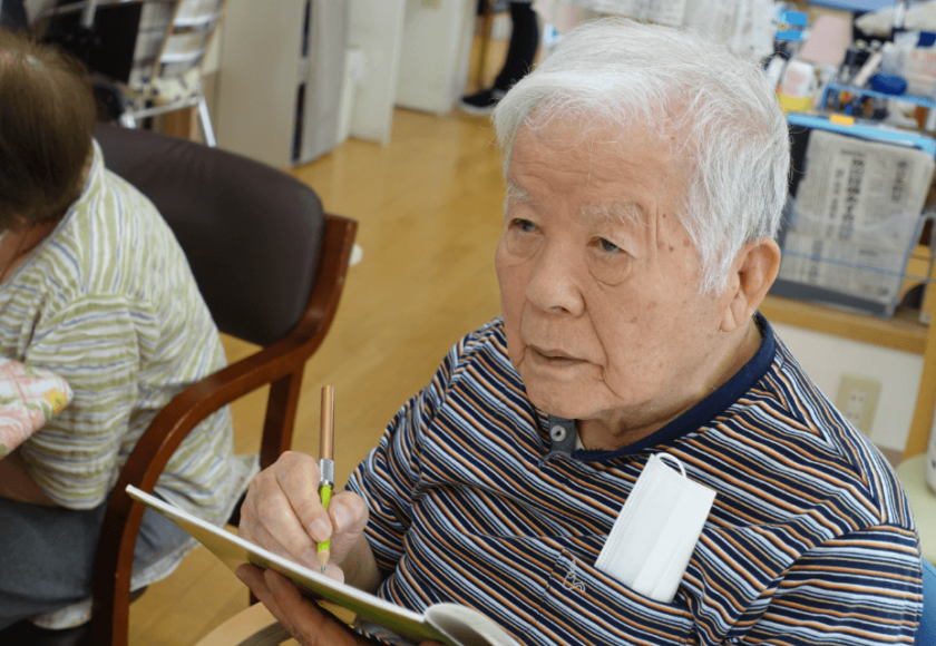 鹿児島ディサービス　脳トレ活動　漢字