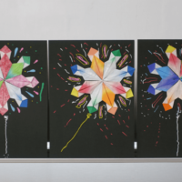 鹿児島ディサービス 花火 創作活動