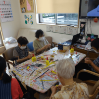 鹿児島ディサービス　創作活動　夏