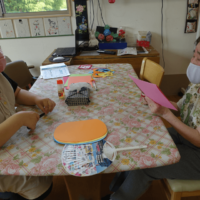 鹿児島ディサービス 応援 うちわ