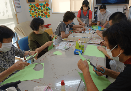 鹿児島ディサービス　洋梨　創作活動