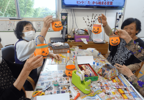 鹿児島ディサービス 創作活動 小物入れ