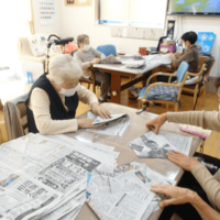 鹿児島デイサービス　新聞紙　ごみ袋