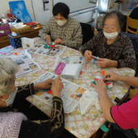 鹿児島ディサービス　創作活動　リース