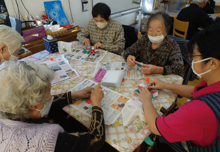 鹿児島ディサービス 創作活動 リース