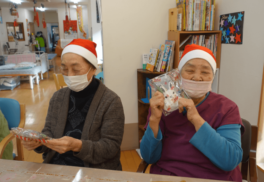 鹿児島ディサービス　誕生日会　クリスマス会