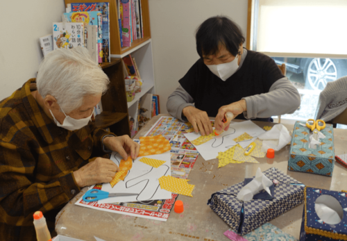 鹿児島ディサービス 壁紙 創作活動