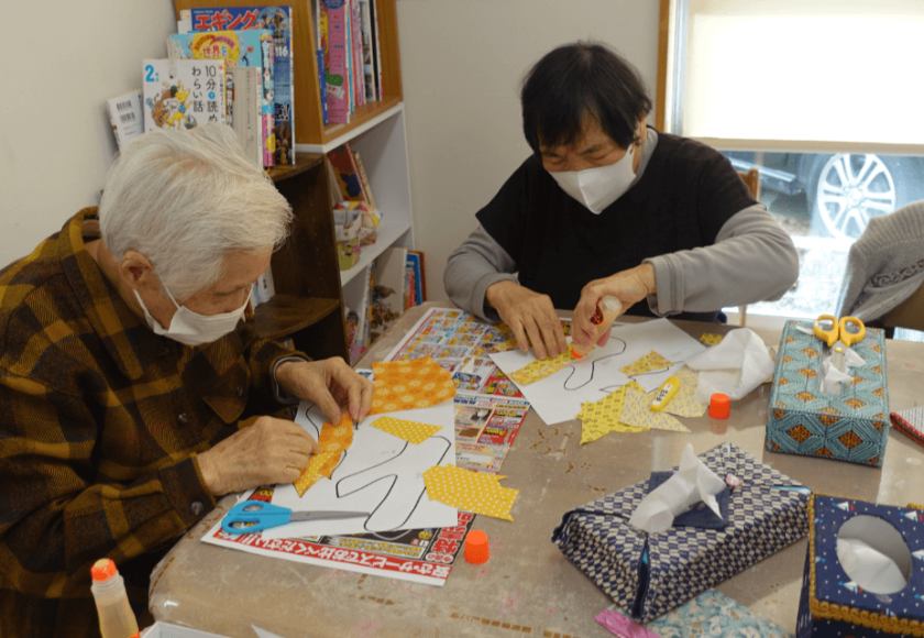 鹿児島ディサービス 壁紙 創作活動