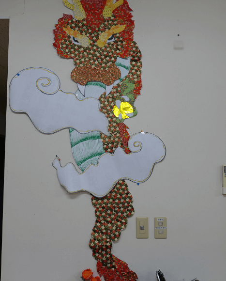 鹿児島ディサービス　正月　準備