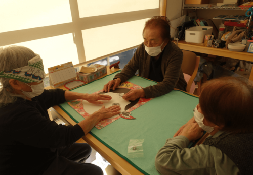 鹿児島ディサービス 福笑い 新春