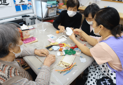 鹿児島デイサービス 創作活動 2月