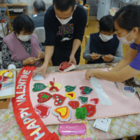 鹿児島ディサービス 創作活動 2月壁紙