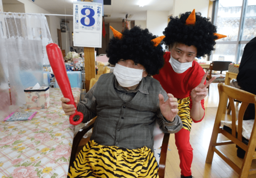 鹿児島ディサービス 節分 イベント
