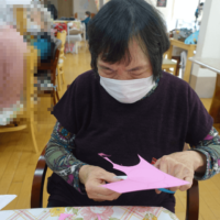 鹿児島ディサービス 創作活動 桜