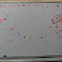 鹿児島ディサービス　誕生日会　ケーキ