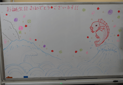 鹿児島ディサービス 誕生日会 ケーキ