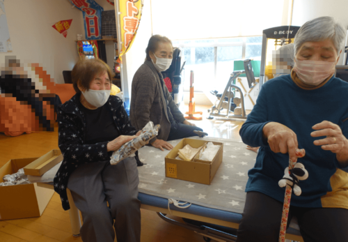 鹿児島ディサービス 雛人形 飾り