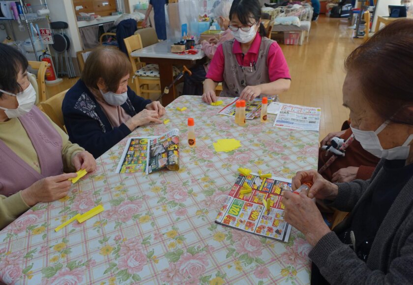 鹿児島市　デイサービス 創作活動　3月