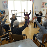 鹿児島デイサービス 棒体操 レク