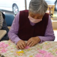 鹿児島　デイサービス　創作活動　桜　卒園