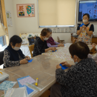 鹿児島デイサービス　創作活動　折り紙