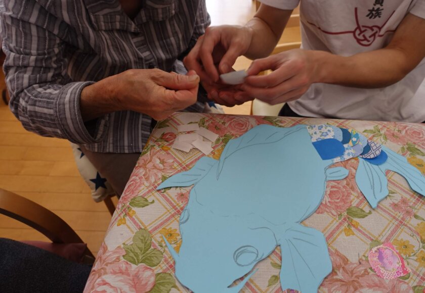 鹿児島デイサービス　創作活動　鯉のぼり　壁紙